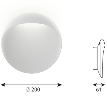 Flindt Wandleuchte Ø20cm - Weiß - Louis Poulsen