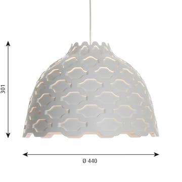 LC Shutters Pendelleuchte Ø44cm - Weiß - Louis Poulsen