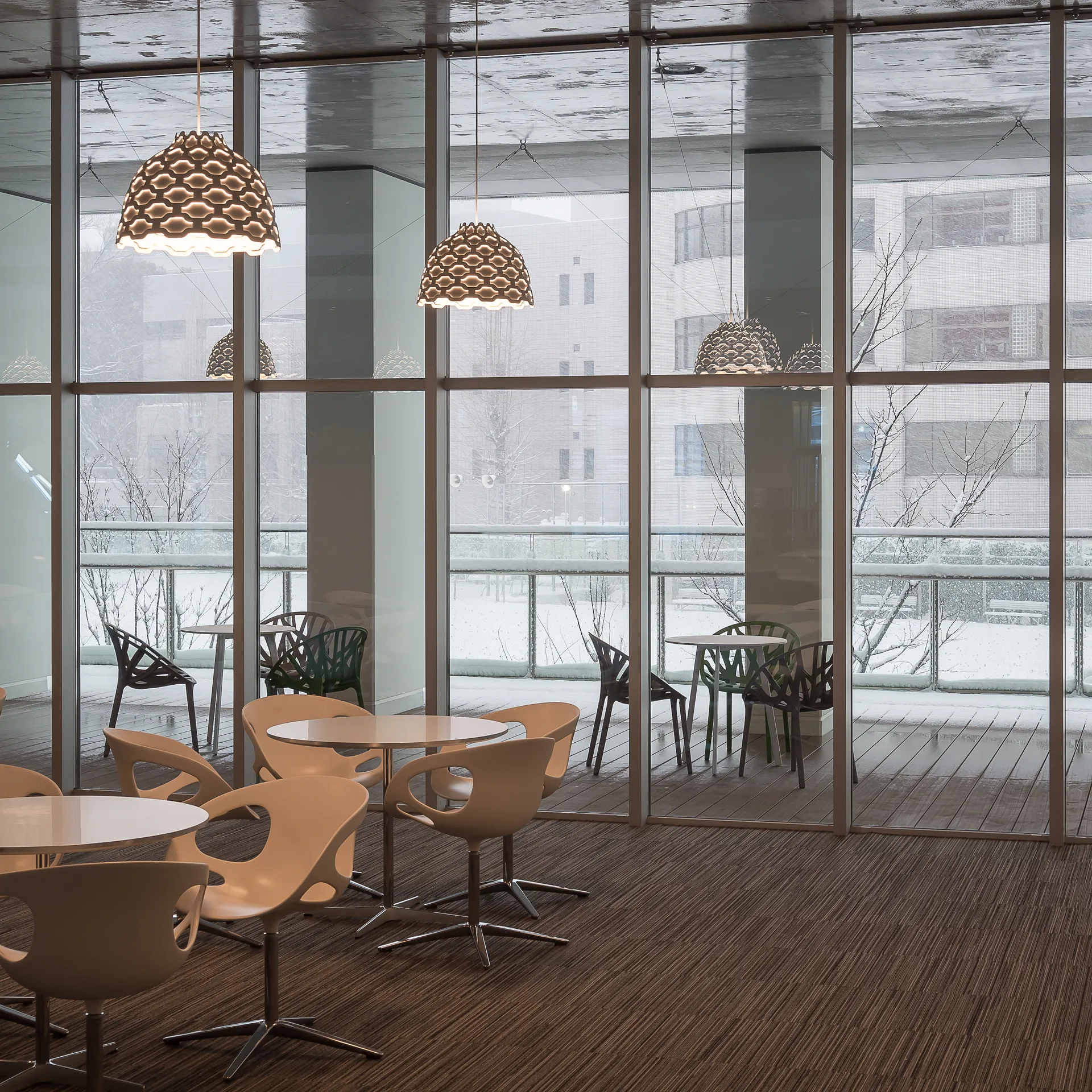 LC Shutters Pendelleuchte Ø44cm, Weiß Louis Poulsen