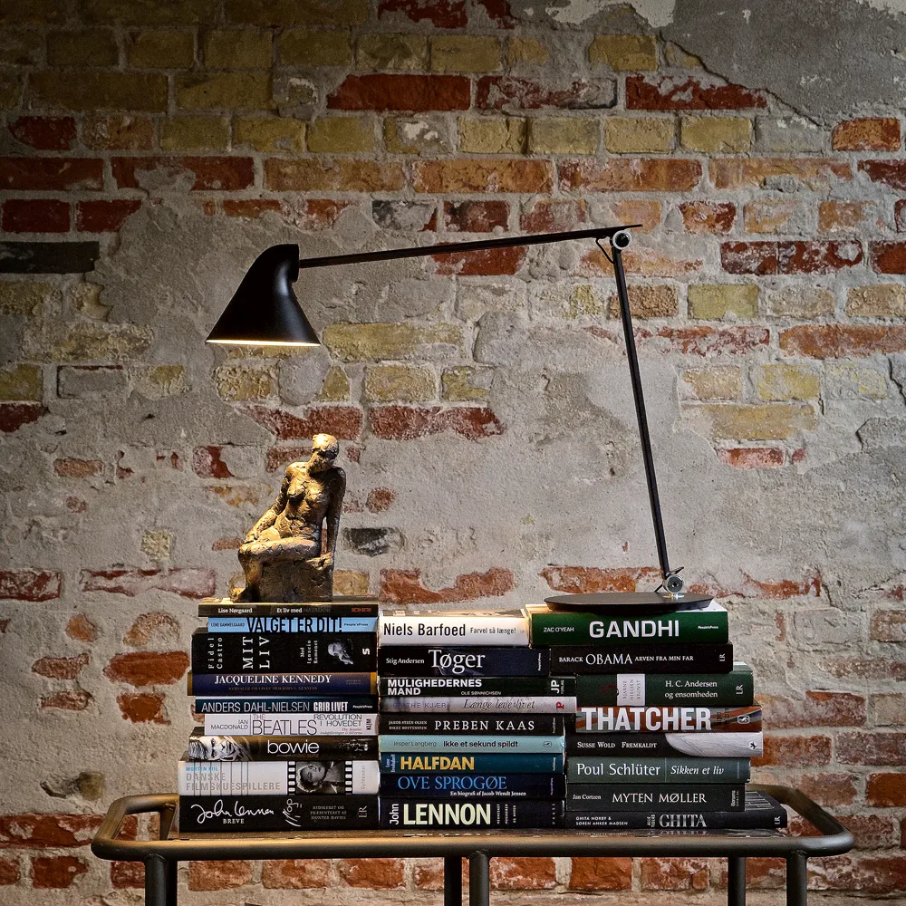 NJP Schreibtischleuchte, Weiß, Stift ø10 cm, 3000k Louis Poulsen