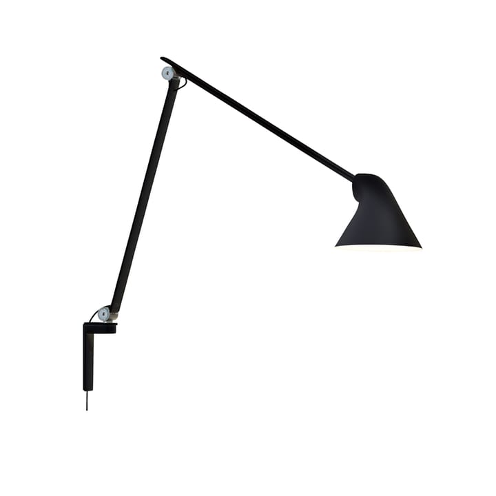 NJP Wandleuchte - Schwarz, langer Arm, LED, 3000k - Louis Poulsen