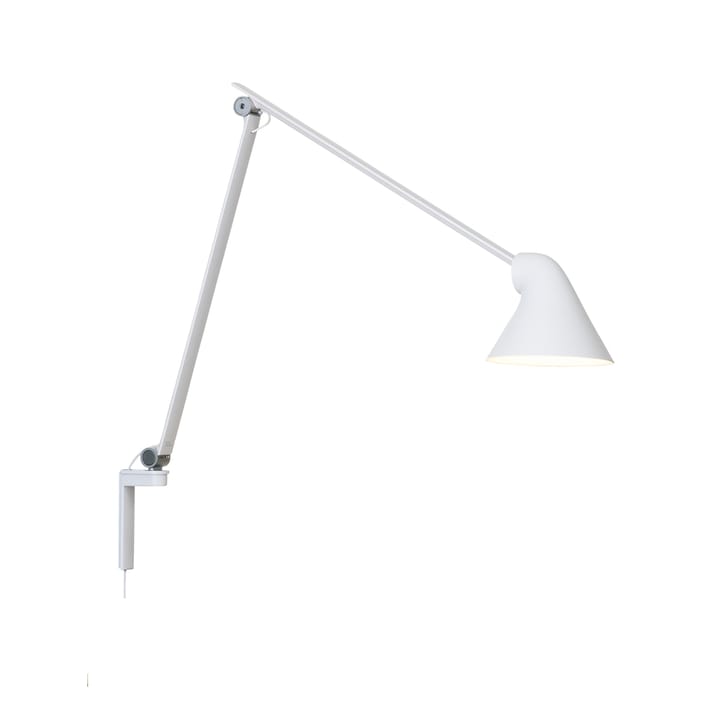 NJP Wandleuchte - Weiß, langer Arm, LED, 3000k - Louis Poulsen