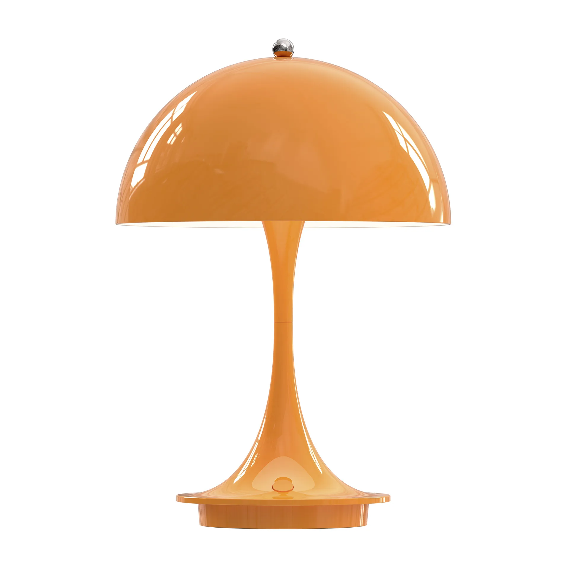 Panthella 160 portable Tischleuchte Metal, Orange Louis Poulsen