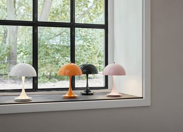 Panthella 160 portable Tischleuchte Metal - Orange - Louis Poulsen