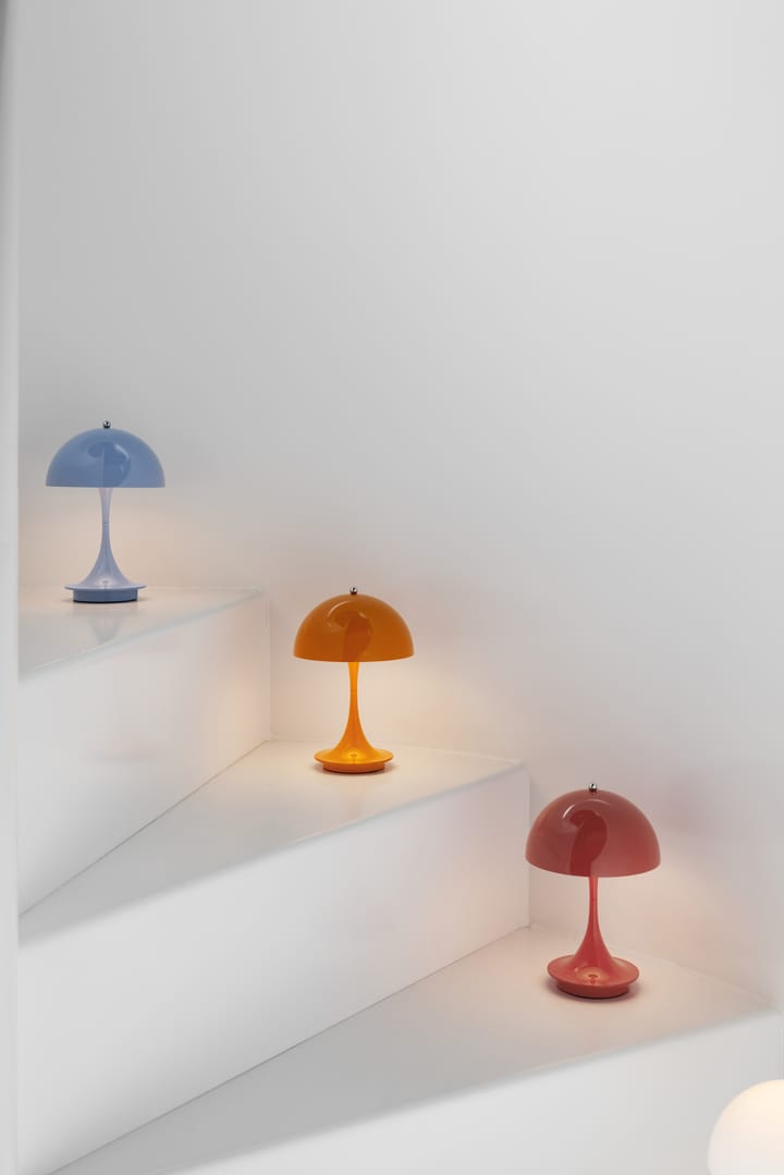 Panthella 160 portable Tischleuchte Metal, Orange Louis Poulsen