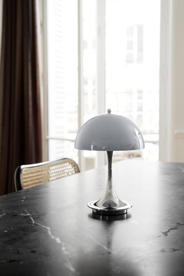 Panthella 160 Portable Tischleuchte, Opal grey Louis Poulsen