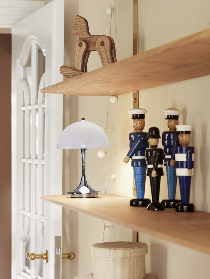 Panthella 160 Portable Tischleuchte, Opal grey Louis Poulsen