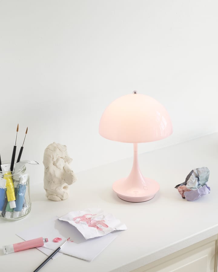 Panthella 160 Portable Tischleuchte, Pale rose Louis Poulsen