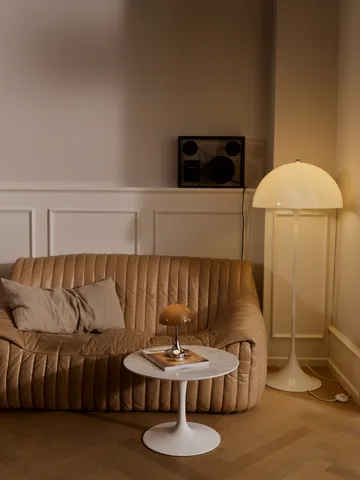 Panthella 160 Portable v3 Tischleuchte - Original Opal Brown - Louis Poulsen