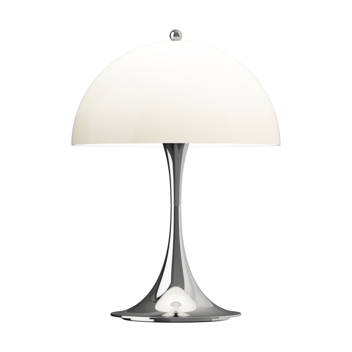 Panthella 250 portabel Tischleuchte, Chrome opal beige Louis Poulsen