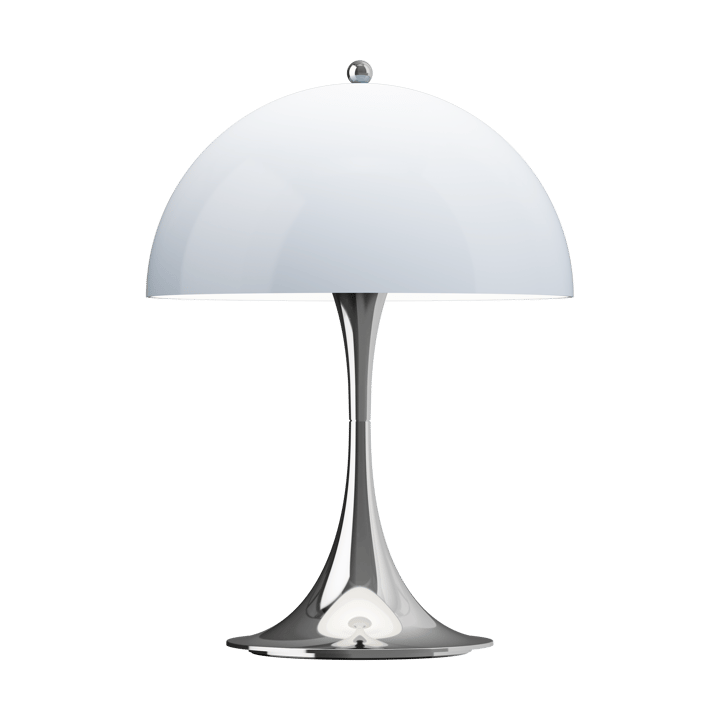 Panthella 250 portabel Tischleuchte - Chrome opal blue grey - Louis Poulsen