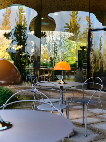 Panthella 250 portabel Tischleuchte V3 - Original Opal Orange - Louis Poulsen