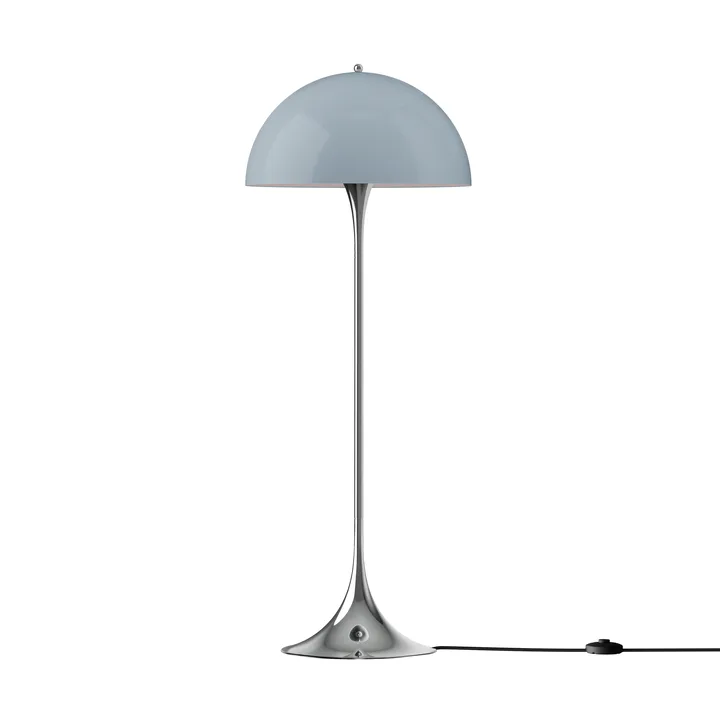 Panthella 500 Stehleuchte - Original opalblau-grau - Louis Poulsen