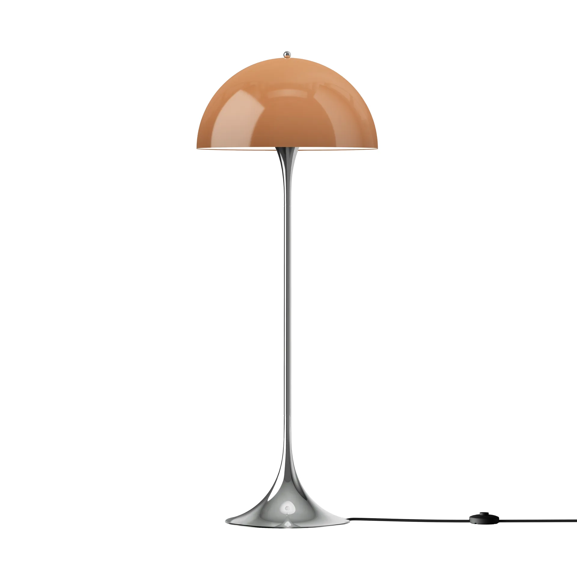 Panthella 500 Stehleuchte, Original opalbraun Louis Poulsen