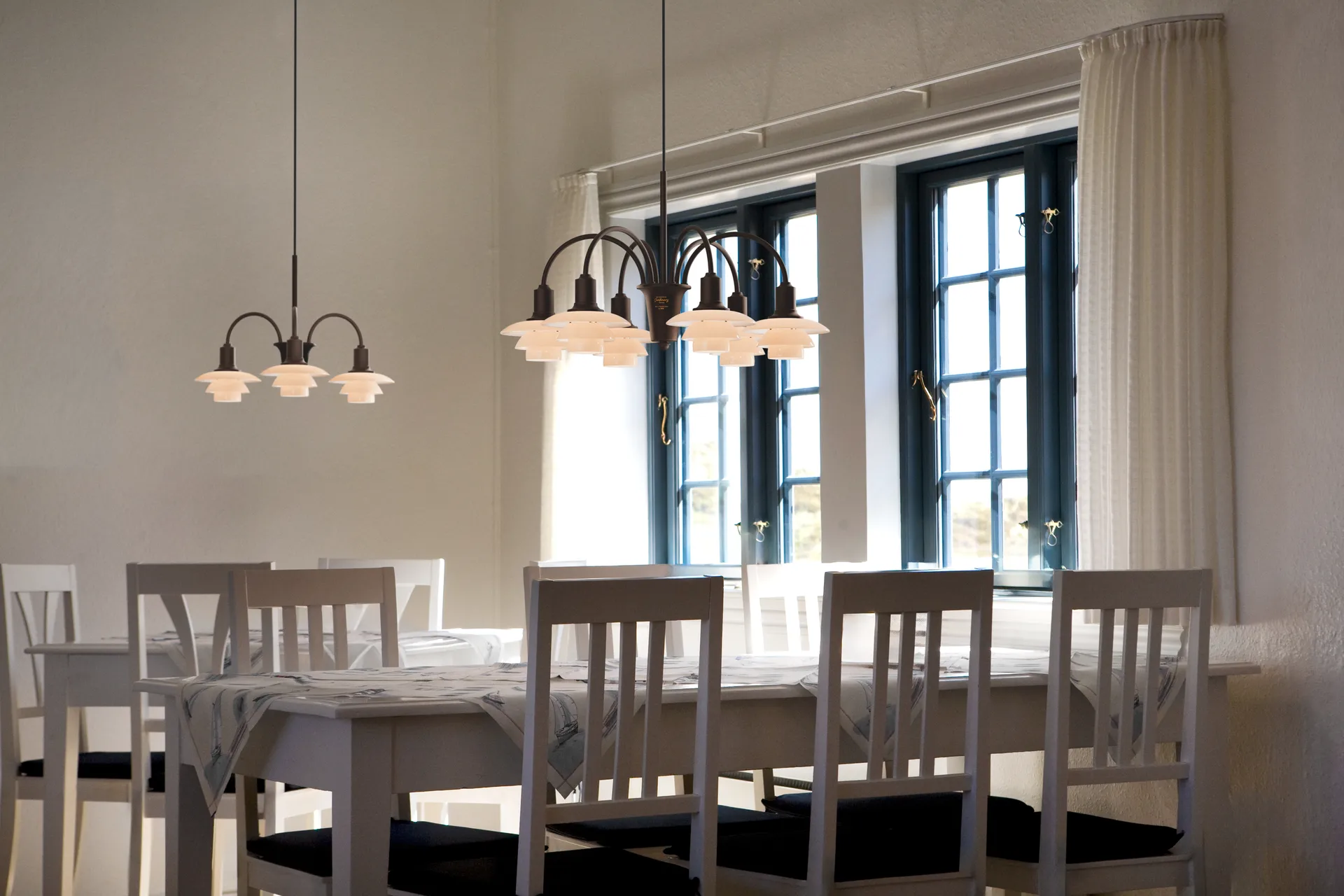 PH 1/1 Chandelier Centenary Edition Kronleuchter, Brass-dusty terracotta, 3-armig Louis Poulsen