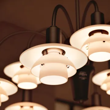 PH 1/1 Chandelier Centenary Edition Kronleuchter - Brass-dusty terracotta, 9-armig - Louis Poulsen