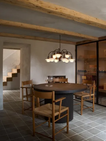 PH 1/1 Chandelier Centenary Edition Kronleuchter - Brass-dusty terracotta, 9-armig - Louis Poulsen