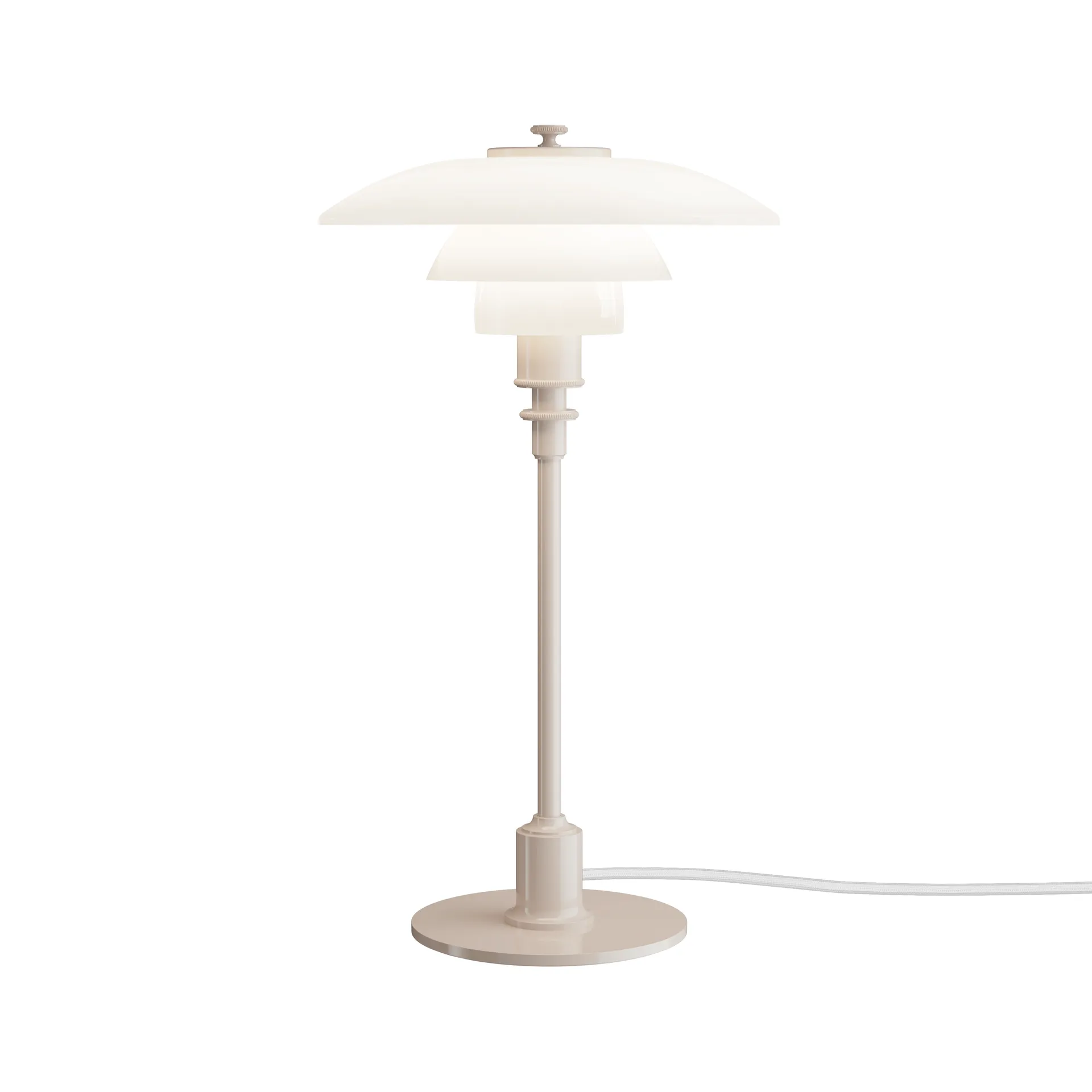 PH 2/1 Tischleuchte, Glänzend Beige Louis Poulsen