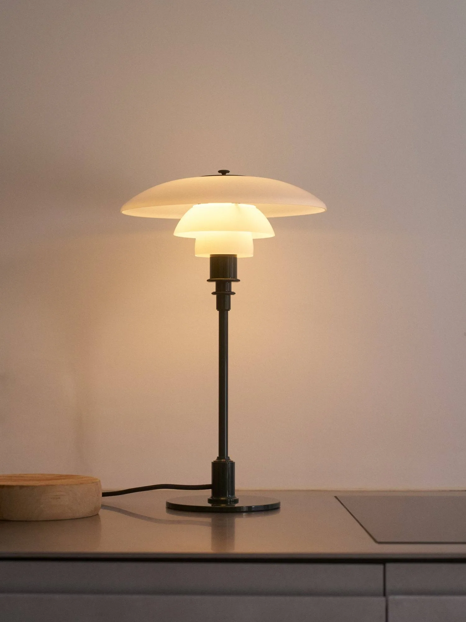 PH 2/1 Tischleuchte, Glänzend Dunkelgrün Louis Poulsen