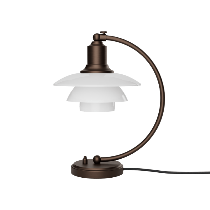 PH 2/2 Luna Tischleuchte - Aged brass-Opalglas - Louis Poulsen