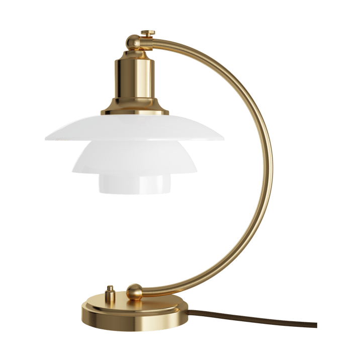 PH 2/2 Luna Tischleuchte limited edition, Messing-Opalglas Louis Poulsen
