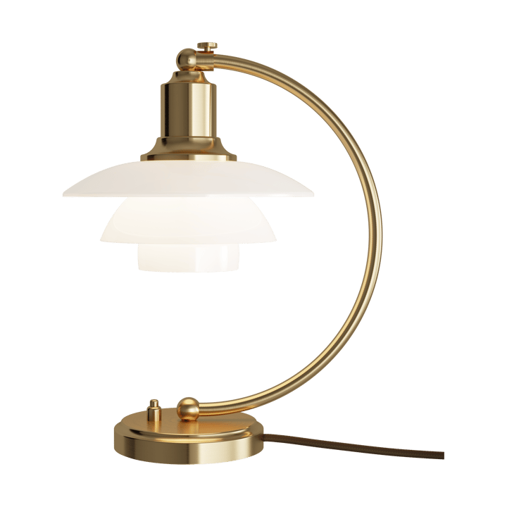 PH 2/2 Luna Tischleuchte limited edition, Messing-Opalglas Louis Poulsen