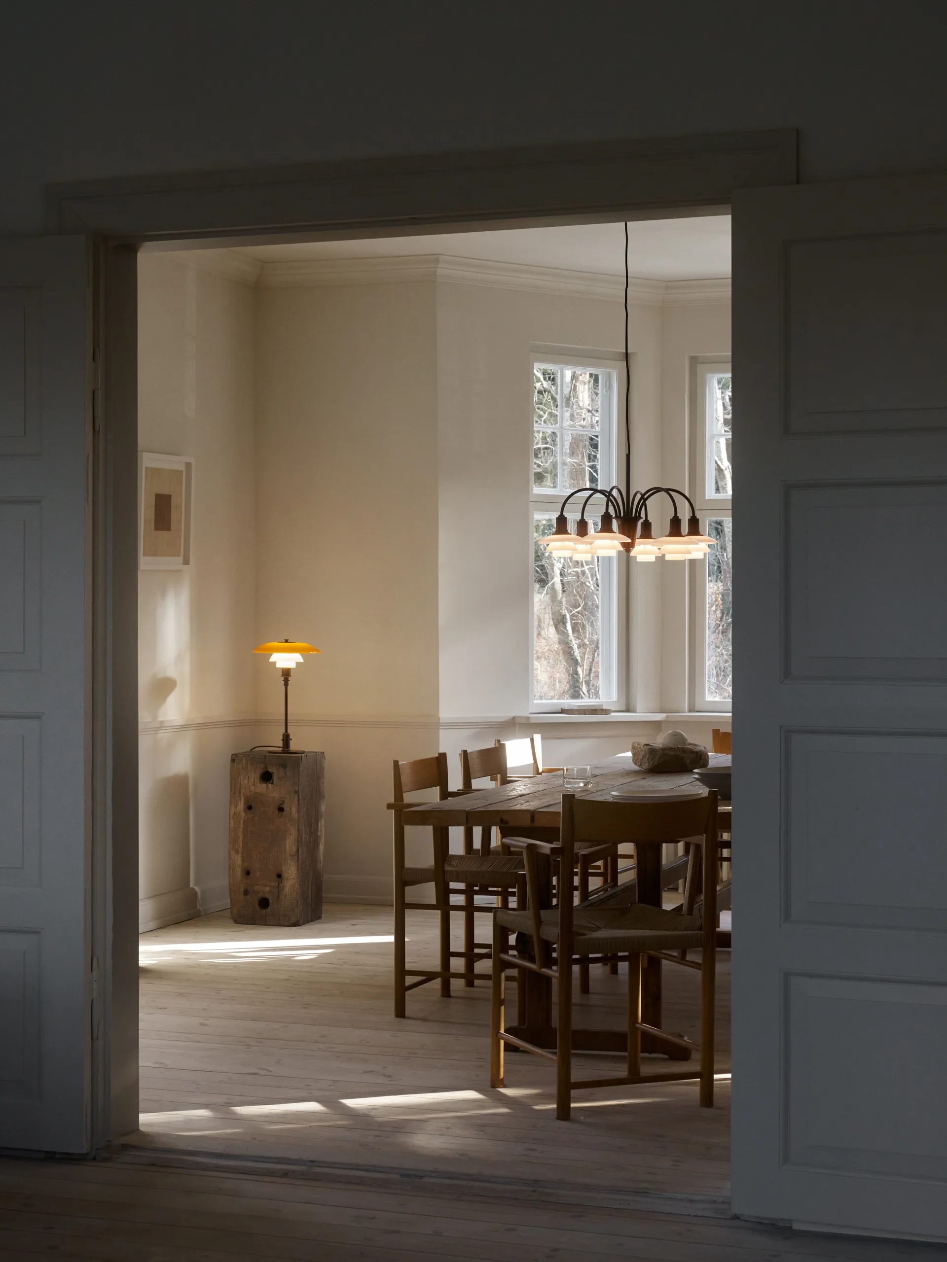 PH 3/2 Tischleuchte Centenary Edition, Amber-opal white Louis Poulsen