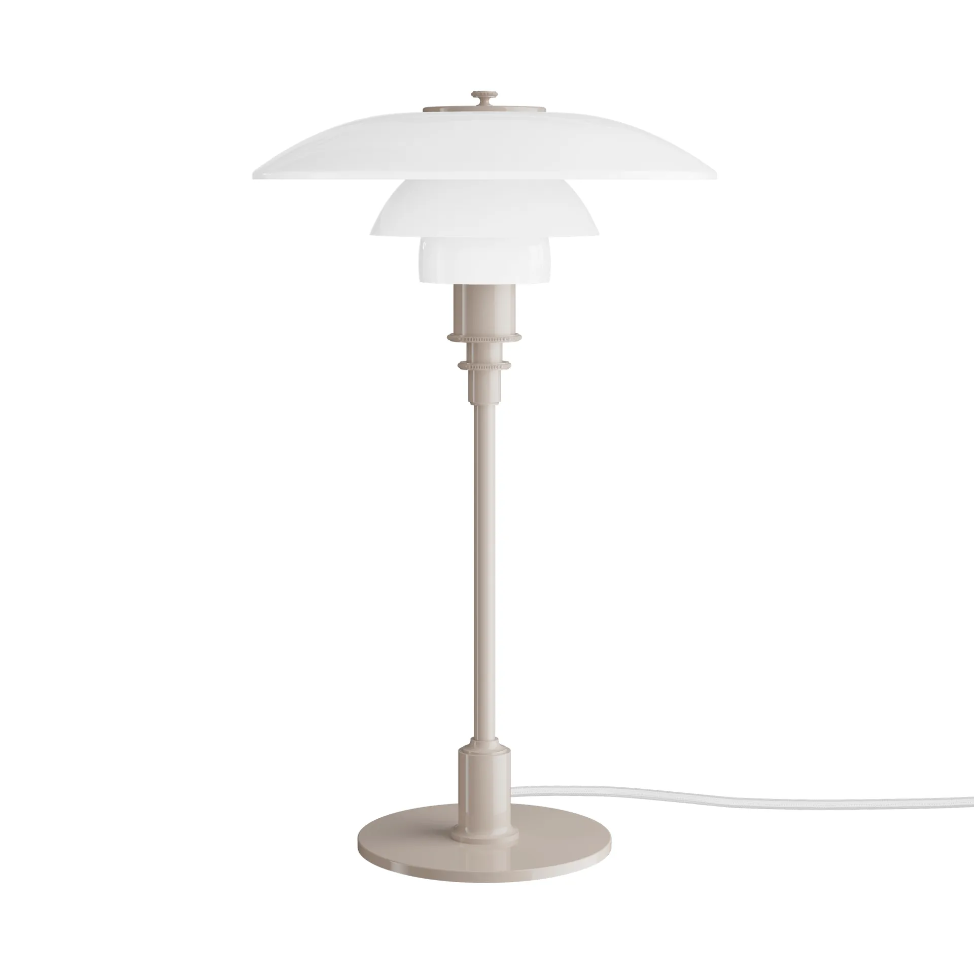 PH 3/2 Tischleuchte, Glänzend Beige Louis Poulsen