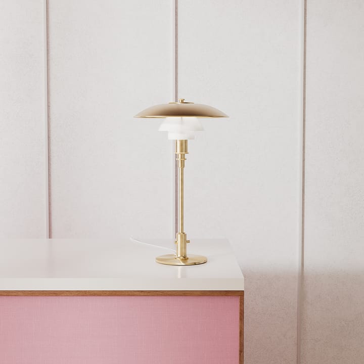 PH 3/2 Tischleuchte Limited Edition, Messing-Opalglas Louis Poulsen