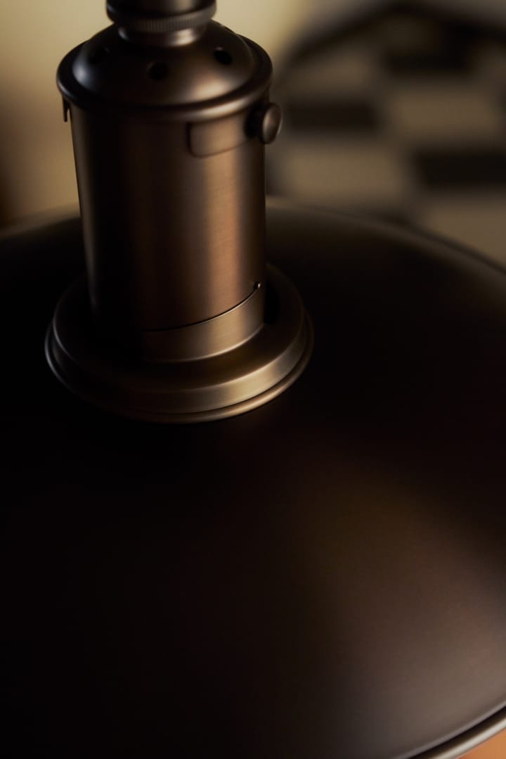PH 3/3 Luna Pendelleuchte, Aged brass-opalglas Louis Poulsen