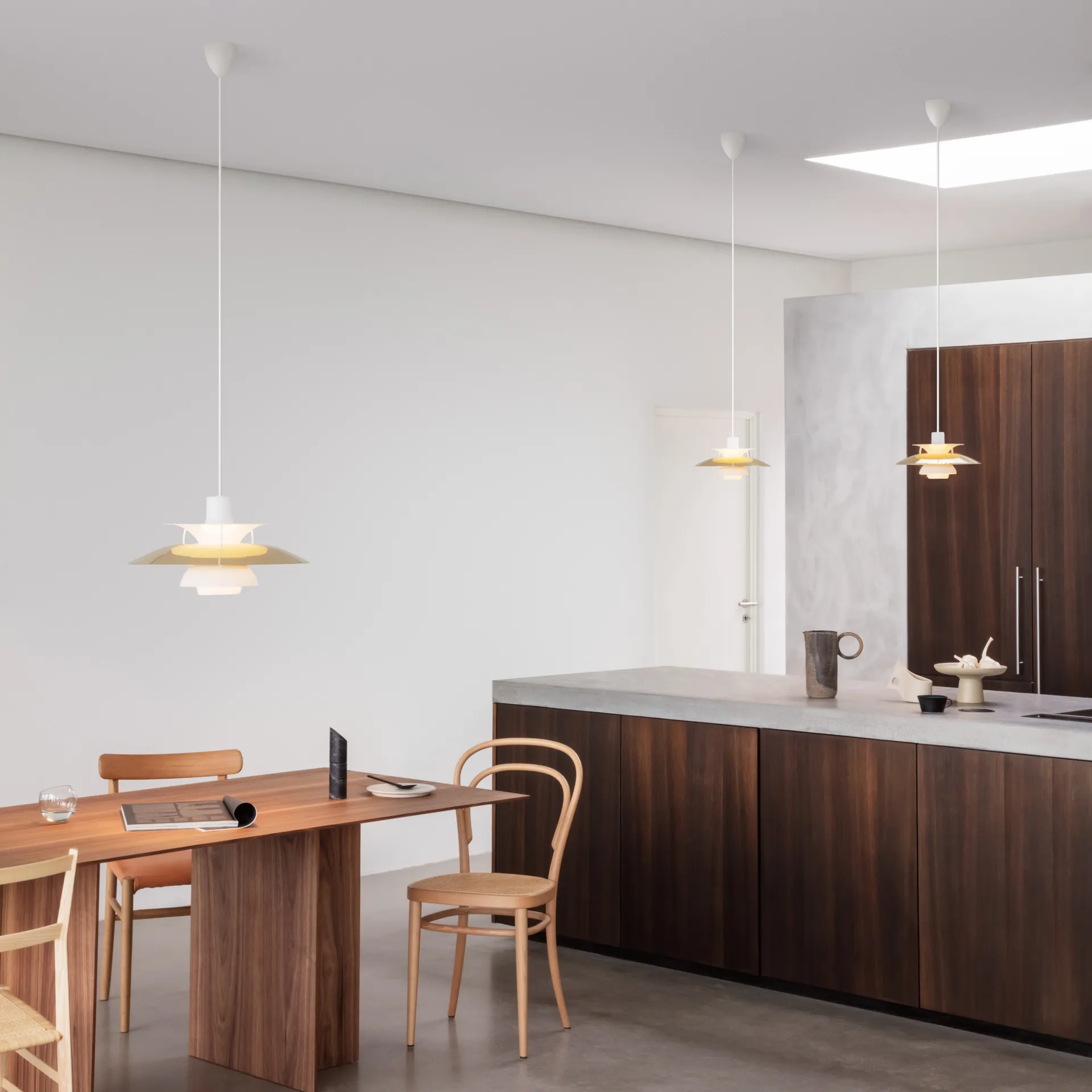 PH 5 MINI Pendelleuchte, Messing Louis Poulsen