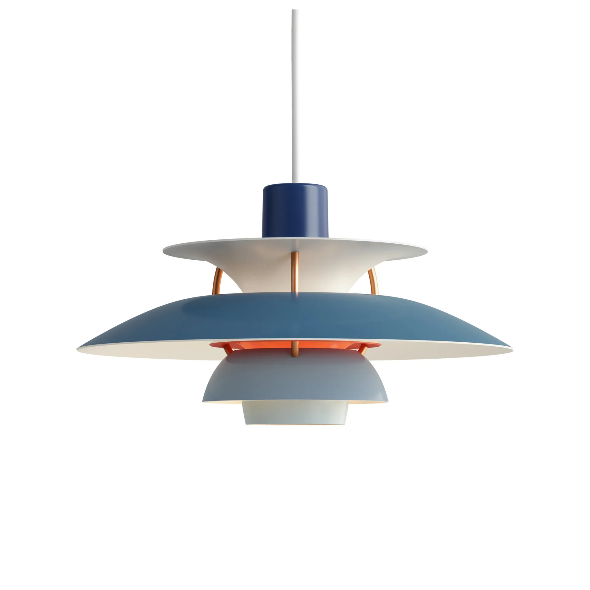 PH 5 Pendelleuchte, Ø300, Blau Louis Poulsen