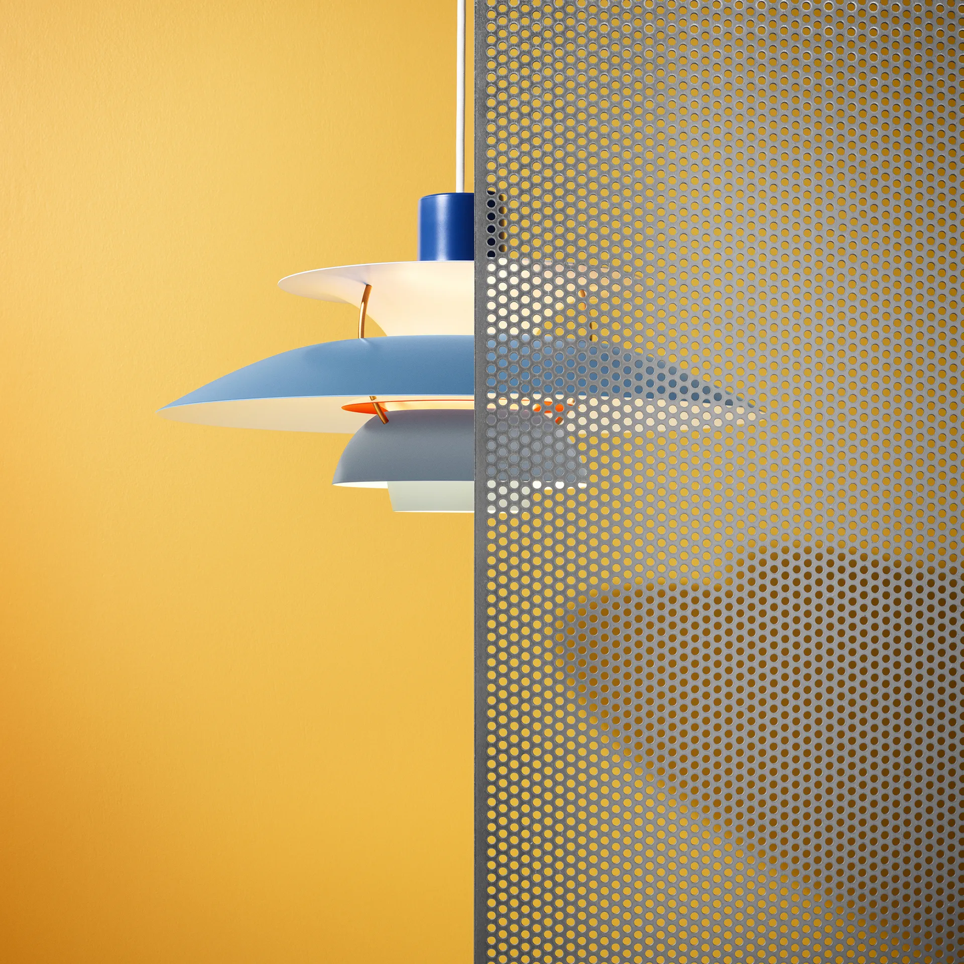 PH 5 Pendelleuchte, Ø300, Blau Louis Poulsen