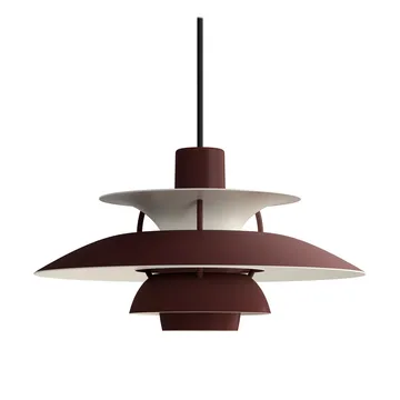 PH 5 Pendelleuchte - Ø300, Monochrom burgundy - Louis Poulsen