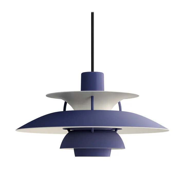 PH 5 Pendelleuchte - Ø300, Monochrom dusty indigo - Louis Poulsen