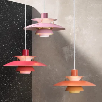 PH 5 Pendelleuchte - Ø300, Rot - Louis Poulsen
