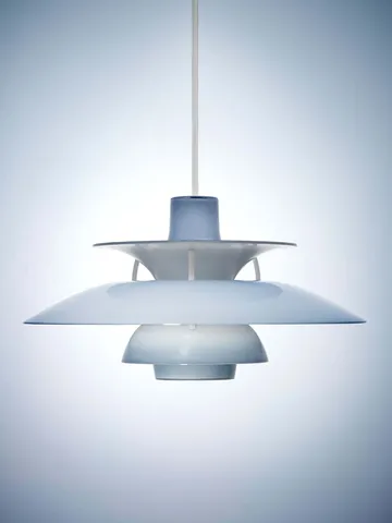 PH 5 Pendelleuchte Ø32 cm - Opal pale blue - Louis Poulsen