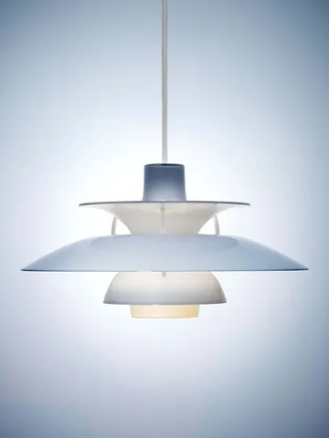 PH 5 Pendelleuchte - Ø320, Opal pale blue - Louis Poulsen