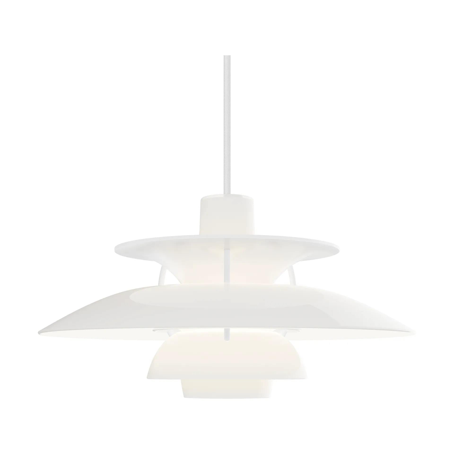 PH 5 Pendelleuchte, Ø320, Opal white Louis Poulsen