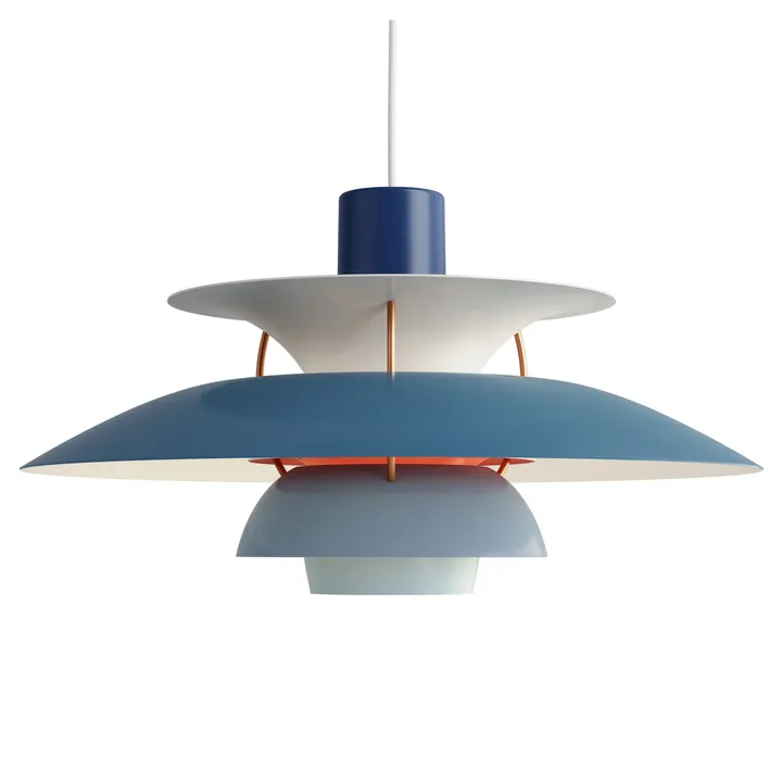 PH 5 Pendelleuchte - Ø500, Blau - Louis Poulsen