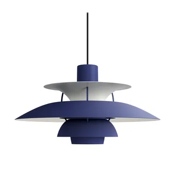 PH 5 Pendelleuchte - Ø500, Monochrom dusty indigo - Louis Poulsen