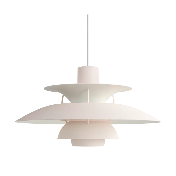 PH 5 Pendelleuchte - Ø500, Monochrom pale blush - Louis Poulsen