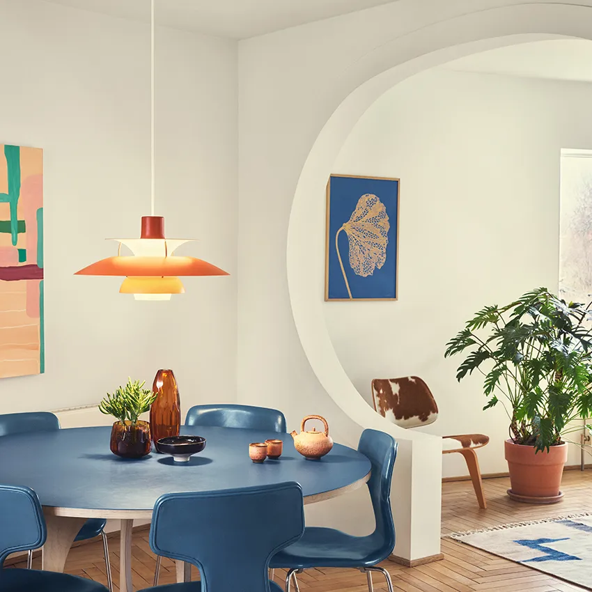 PH 5 Pendelleuchte, Ø500, Orange Louis Poulsen