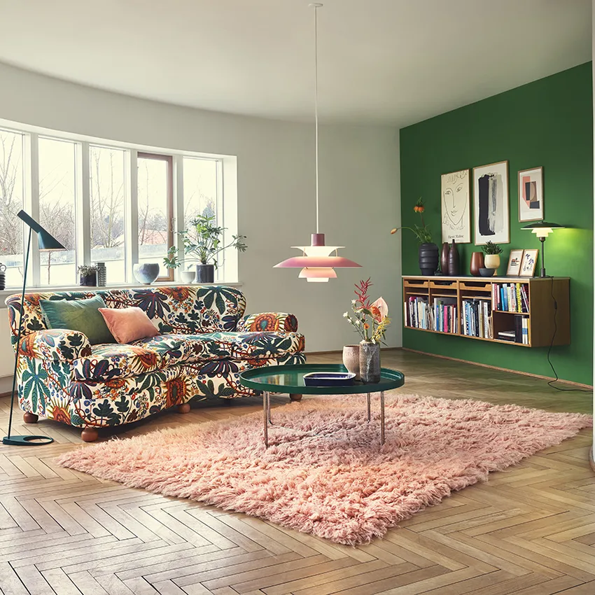 PH 5 Pendelleuchte, Ø500, Rosa Louis Poulsen