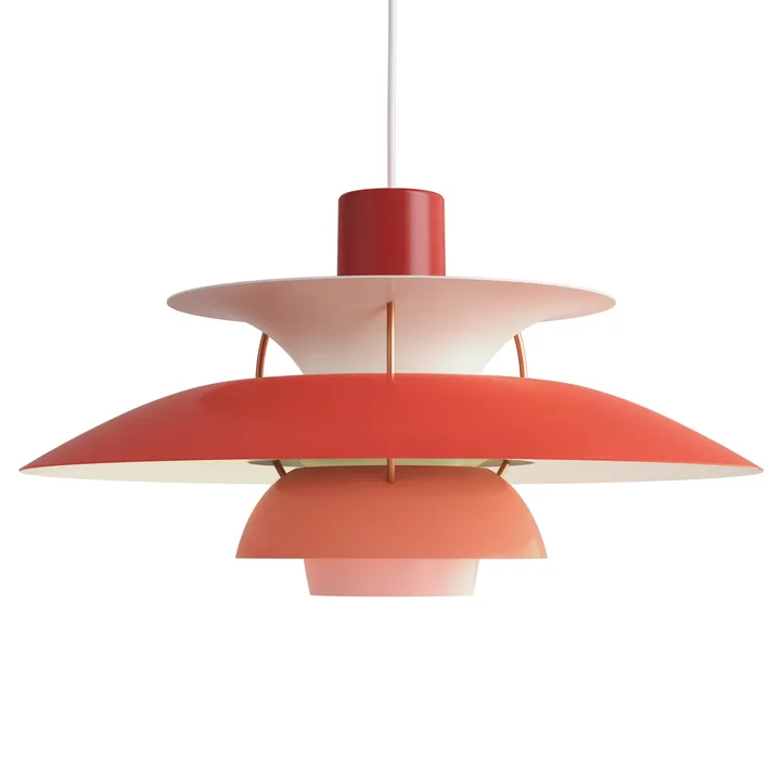PH 5 Pendelleuchte - Ø500, Rot - Louis Poulsen