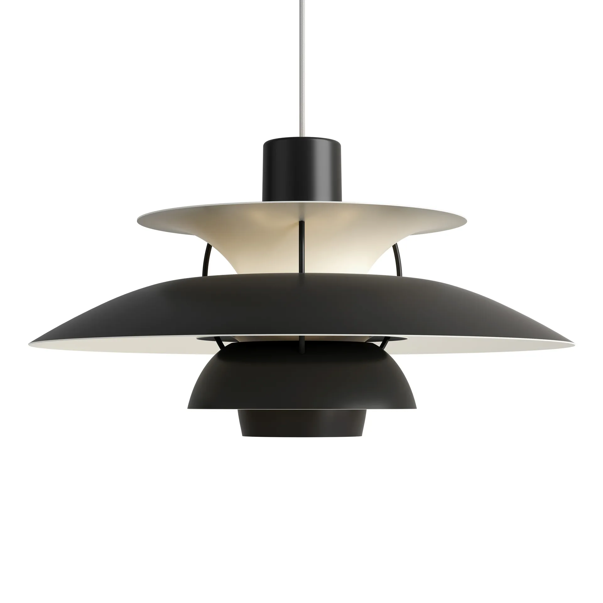 PH 5 Pendelleuchte, Ø500, Schwarz Louis Poulsen