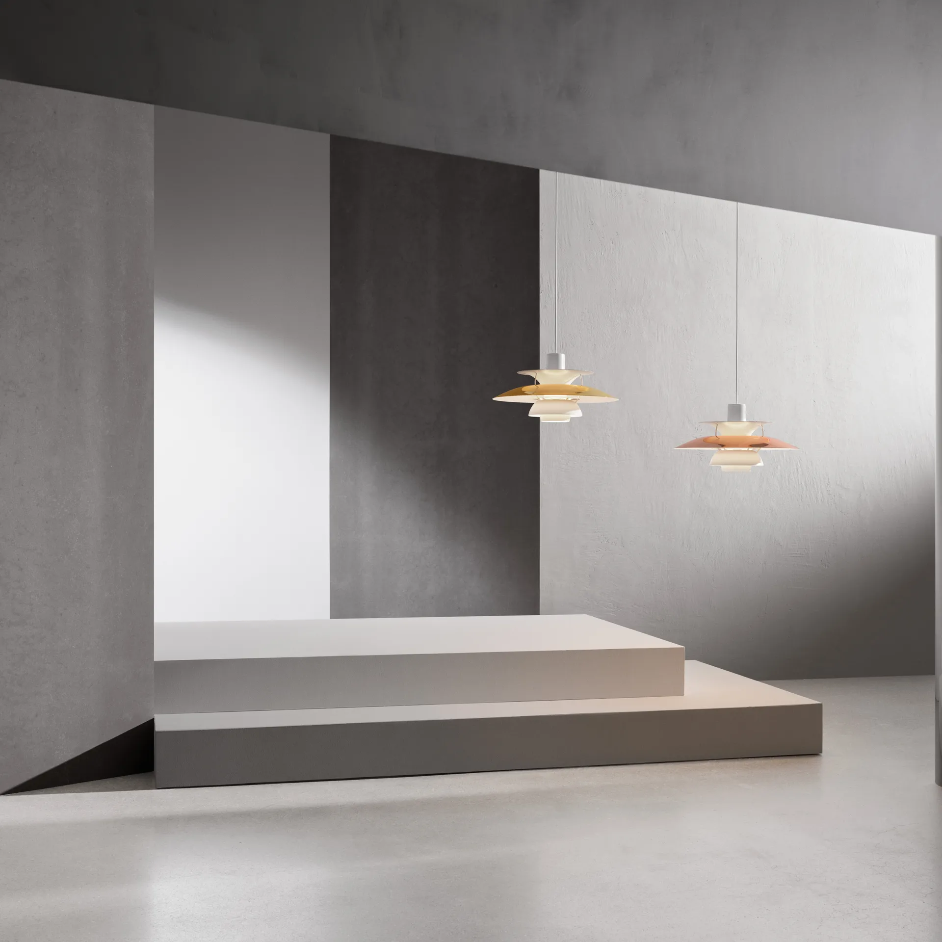 PH 5 Pendelleuchte, Messing Louis Poulsen