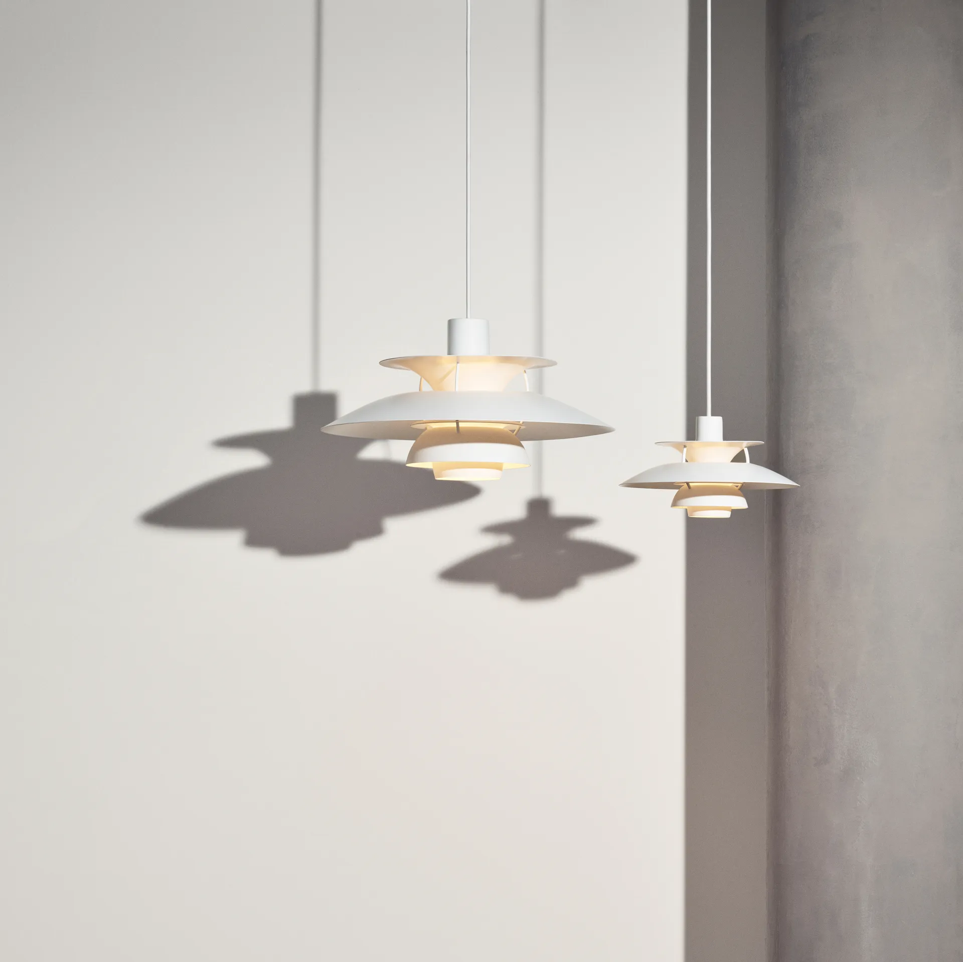 PH 5 Pendelleuchte monochrom, Weiß Louis Poulsen