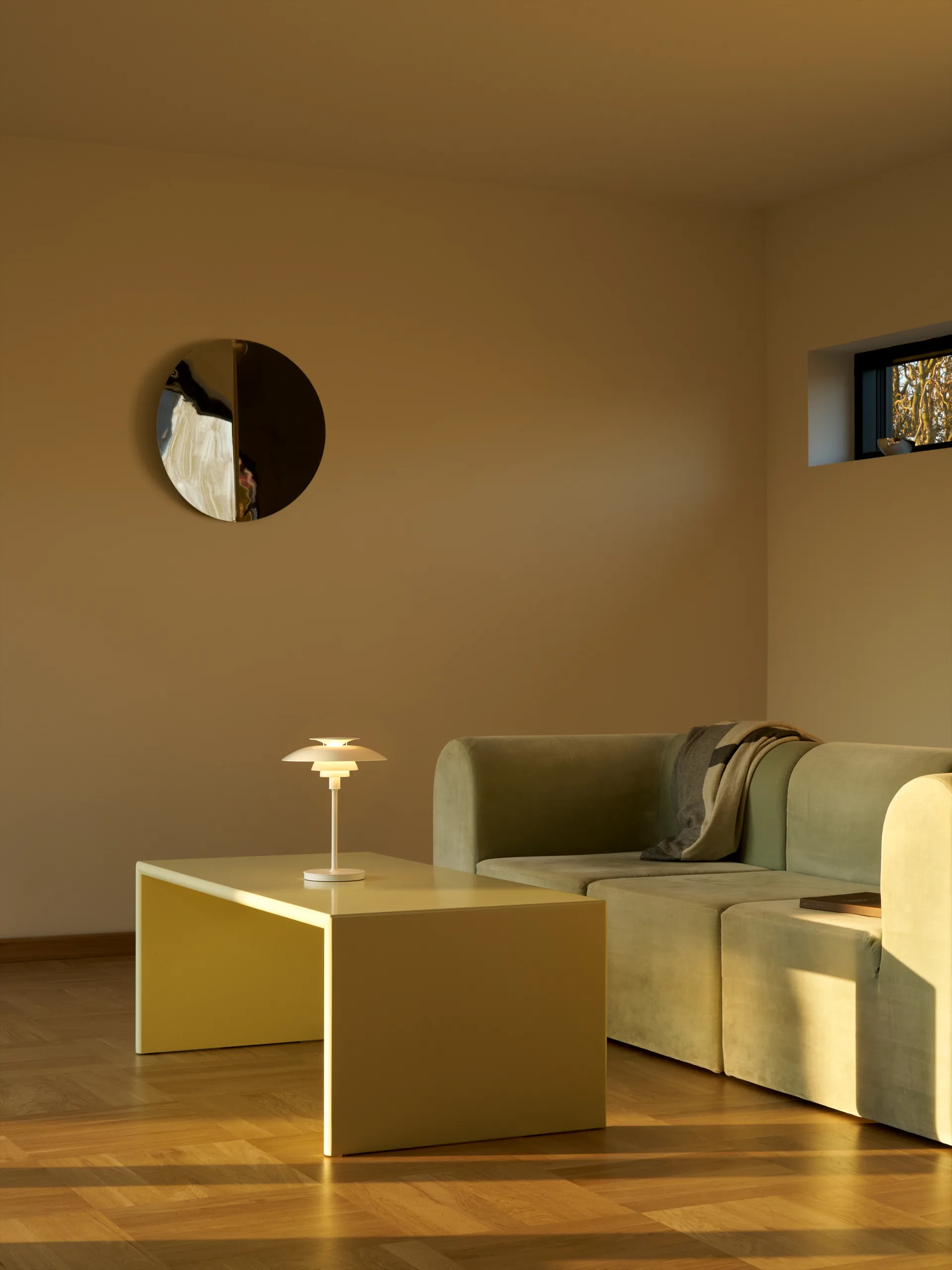 PH 80 portabel Tischleuchte, Weiß Opal, Weiß Louis Poulsen