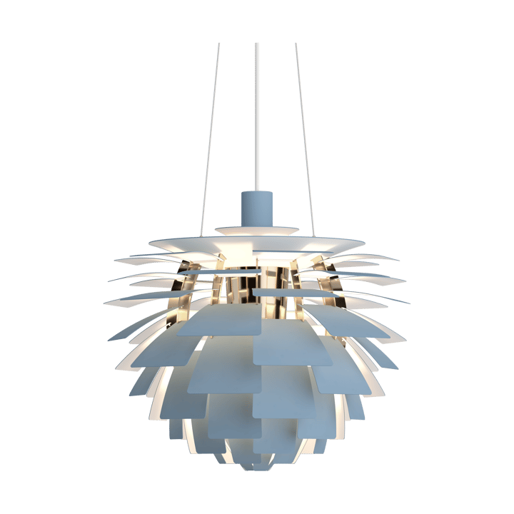 PH Artichoke Pendelleuchte Ø48cm, Dusty blue-brass metallised Louis Poulsen